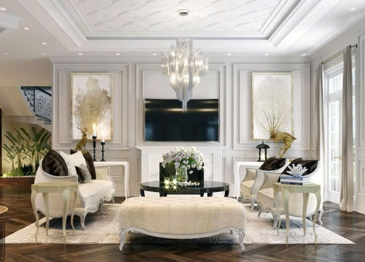 LÔ GÓC - BÁN GẤP BIỆT THỰ LÀNG VIỆT KIỀU CHÂU ÂU - 180M² - MT 26M - CÓ HẦM -VIEW VƯỜN HOA - Ảnh 2